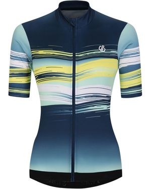 Dare 2b Ladies Stimulus Paint Aep Jersey (Mint) - Blue