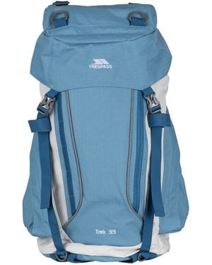 Trespass Trek 33 Rucksack/Backpack (33 Litres) (Storm/Soft Stone) - Blue