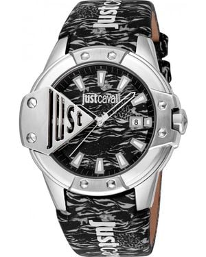 Just Cavalli Jc1G260L0025 Young Scudo Watch - Black