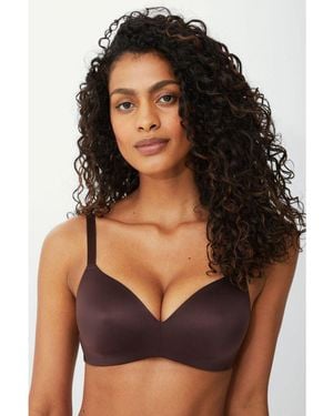 DEBENHAMS Comfort Non Wired T-Shirt Bra - Black