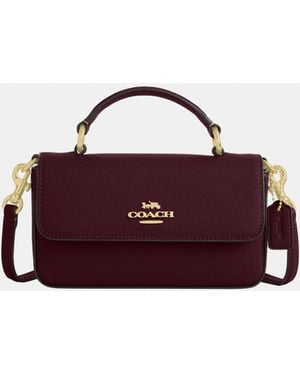 COACH Mini Josie Top Handle Bag - Purple