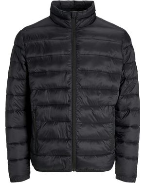 Jack & Jones Puffer Jacket With Quilted Design - Black