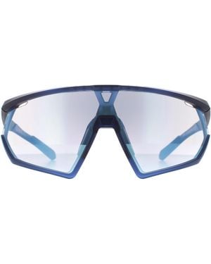 adidas Shield Frosted Dark Vario Azure Mirror Sp0001 - Blue