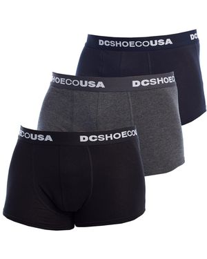 DC Shoes Pack Of 3 Cotton Boxers For - Blue