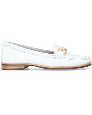 Carvela Kurt Geiger Leather Click Loafers - White