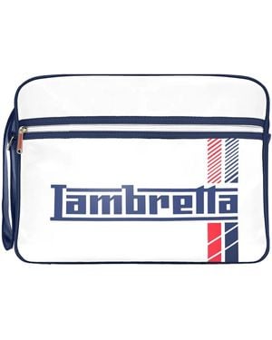 Lambretta Racing Stripe Toilettas - Blauw