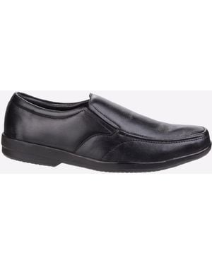 Fleet   Foster Alan Leather - Black