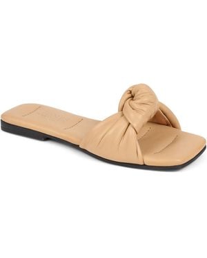 Jones Bootmaker Madelena Slip-On Mules - Natural