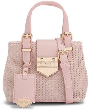 Carvela Kurt Geiger Maria Micro Weave Bag - Pink