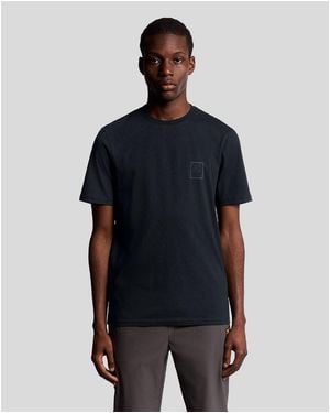 Lyle & Scott And Logo Graphic T Shirt - Black