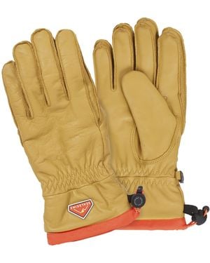SealSkinz Waterproof Leather Hiking Gloves With Fusion Control For And - Metallic