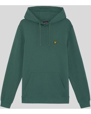 Lyle & Scott Loopback Cotton Hoodie - Green