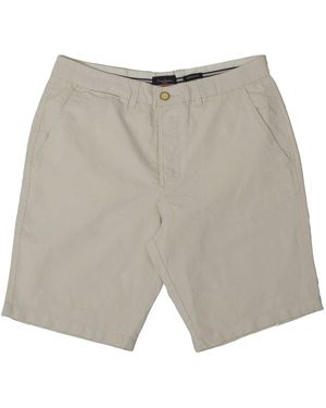 Pierre Cardin Flat Front Chino Shorts - Grey