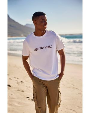 Mountain Warehouse 'Classico' Cotton T-Shirt Short Sleeve Breathable Casual Summer Tee - White
