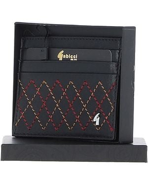 Gabicci Real Leather Card Holder - Black