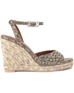 Kurt Geiger Espadrille Wedge Heels - Metallic