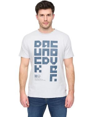 Duck and Cover Squarelarge T-Shirt (Light) - Blue