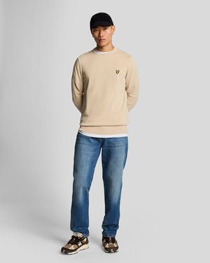 Lyle & Scott Regular Fit Tapered Denim Jeans - Blue