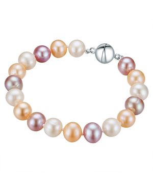 Valero Pearls Fresh Water Cultured Pearl(S) Bracelet - Metallic