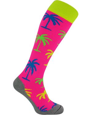 Hingly Hockey Socks With Colourful Cool Funny Funky Designs - Pink