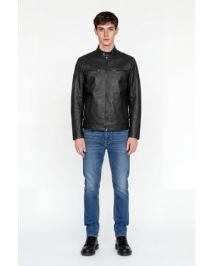 Pelle D'annata Walter Leather Jacket - Black