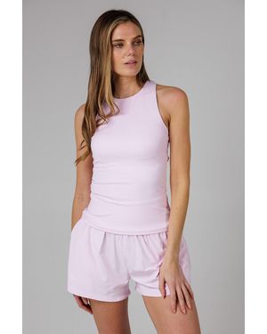 French Connection Fcuk Sports Racer Tank Top - Pink