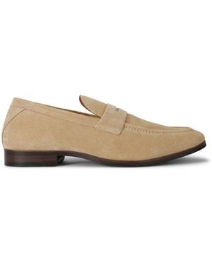KG by Kurt Geiger Suede Freddy Loafers - White