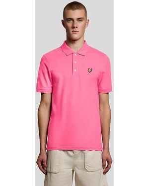 Lyle & Scott Cotton Polo Shirt - Pink