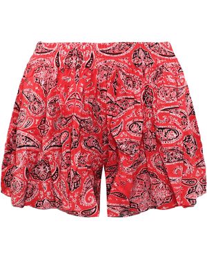 Vans Off The Wall Stretch Waist Freja Paisley Bittersweet Skort Vvwycqe - Red