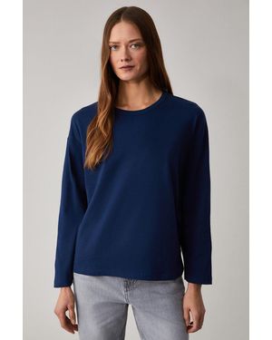 Grimelange Oversized Crew Neck T-Shirt - Blue