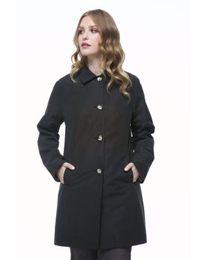 Elle Jennifer Single Breasted Basic Mac - Black