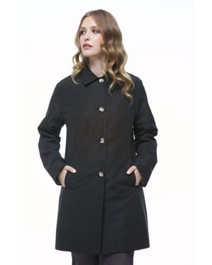 Elle Jennifer Single Breasted Basic Mac - Black