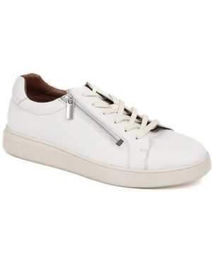 Jones Bootmaker Spenser Leather Trainers - White