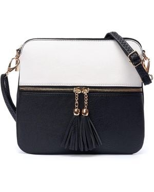 Woodland Leathers Crossbody Bag - Blue