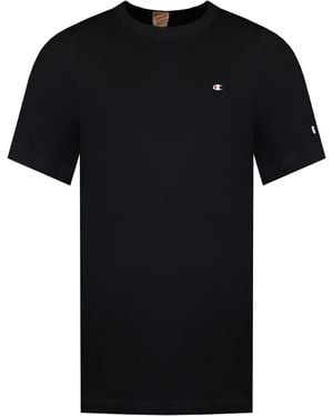 Champion Reverse Weave T-Shirt Cotton - Black
