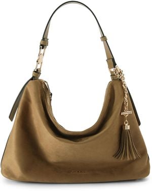 Carvela Kurt Geiger Suedette Gina Hobo Bag - Brown