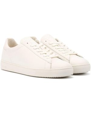 CLAE Bradley Essentials Leather Triple Trainers - White