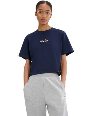 Ellesse Silinto 2 Crop T-Shirt (Marineblauw)