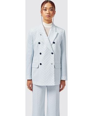 Twisted Tailor Iris Slim Fit Jacket - White