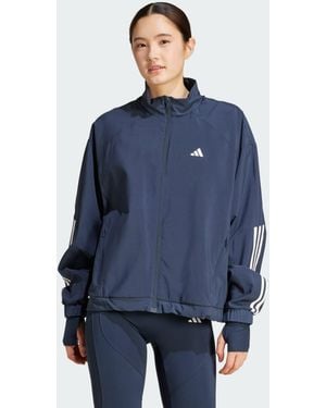 adidas Originals Hyperglam Oversized Windbreaker - Blue