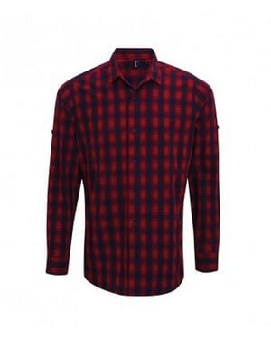 PREMIER Mulligan Check Long Sleeve Shirt - Red