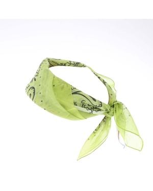 Off-White c/o Virgil Abloh Accessoires Off White Bandana In Groen Wit