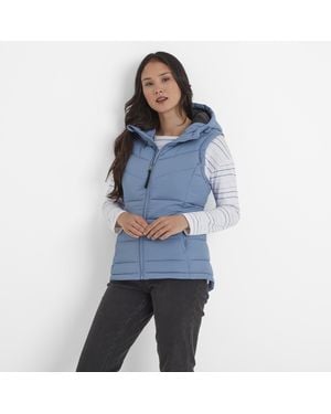 TOG24 Calvo Padded Gilet Misty Polyamide - Blue