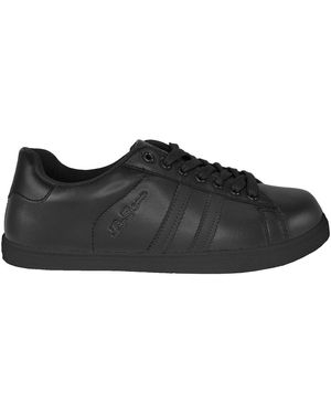 Ben Sherman Gerson Lace-up Black Synthetic S Trainers Ben3423_black