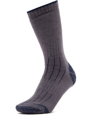 Peter Storm Heavyweight Fully Cushioned Merino Explorer Socks For Walking & Hiking - Blue