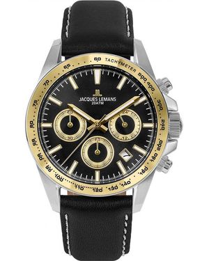 Jacques Lemans 1-1877D Liverpool Watch - Black