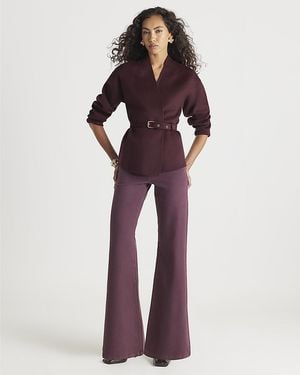 River Island Wide Leg Jeans High Rise Palazzo - Red