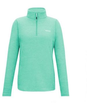 Regatta Ladies Sweetheart Quarter Zip Fleece Top (Ice) - Green