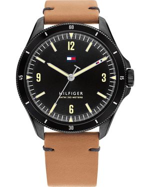 Tommy Hilfiger Maverick Watch 1791906 Leather - Black