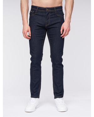 Henleys Mayhen Slim Jeans (Raw) - Blue